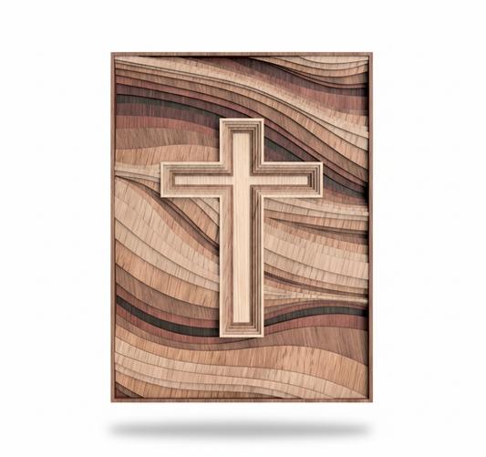 Cross Multilayered Wall Art (custom)