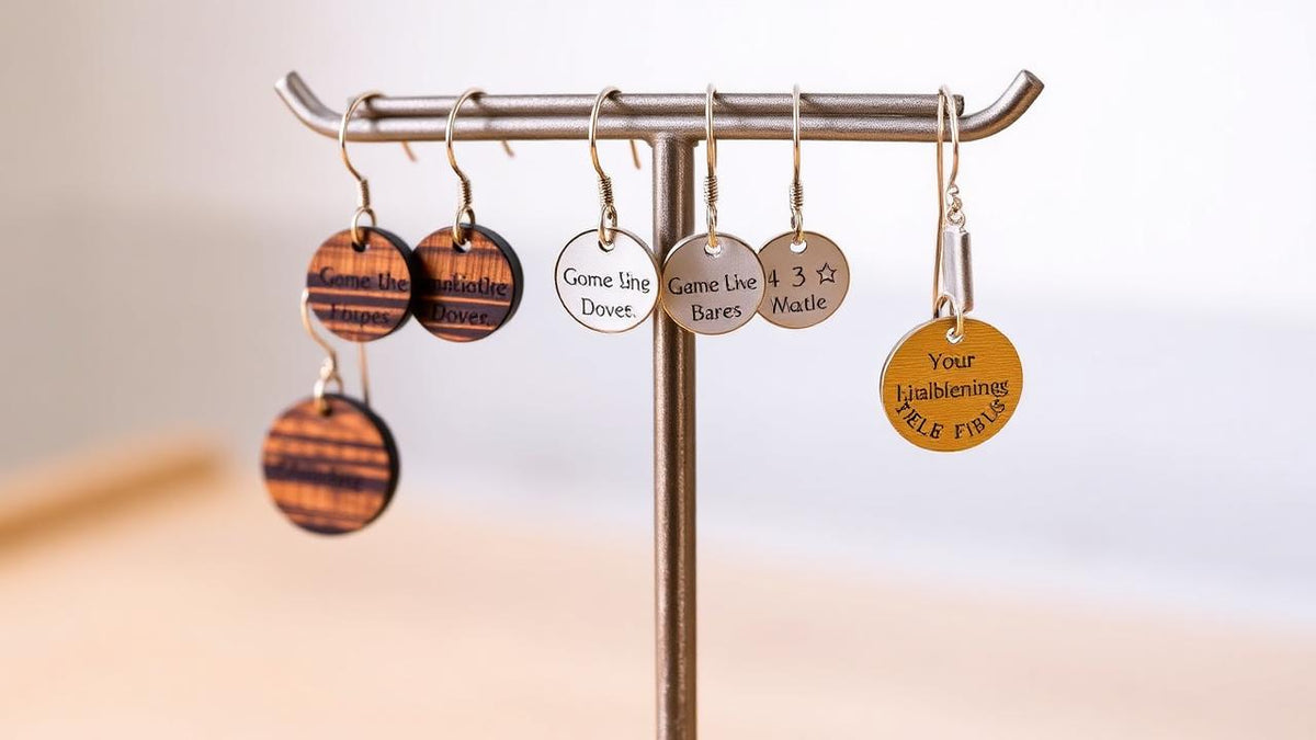 Engraved Earrings